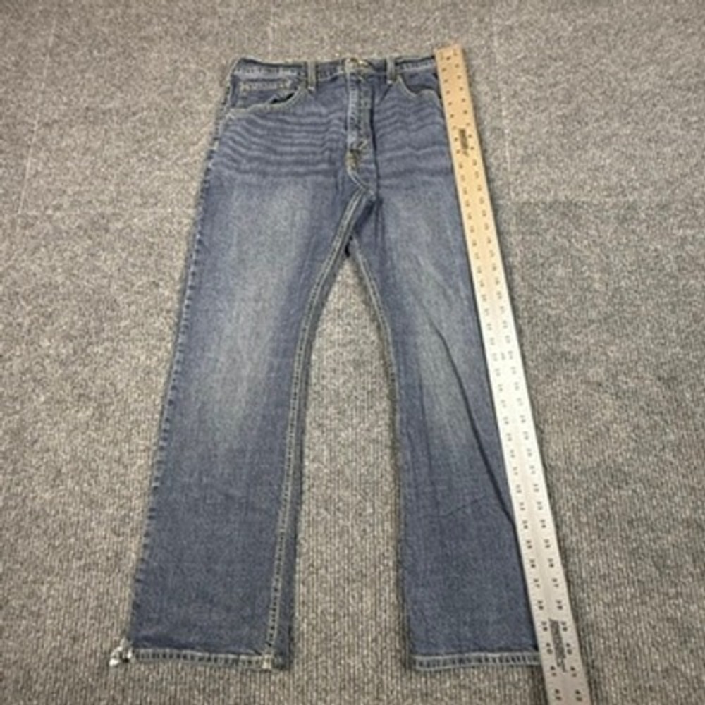 Levi‎ Strauss Signature Mens Bootcut Jeans Medium Wash Denim measures 36x30 - Picture 9 of 14